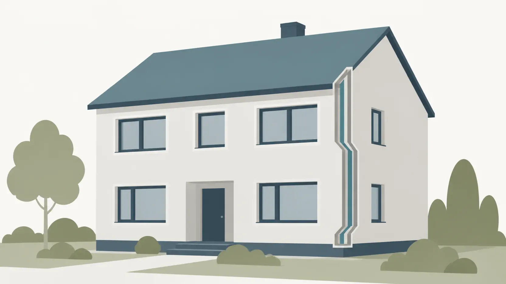 Einfamilienhaus Baujahr 1978 bis 1983 nach erster Wärmeschutzverordnung